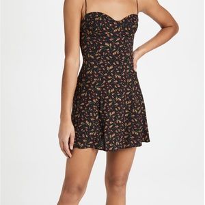 Reformation Saskia Dress in Mina Print - Size 2